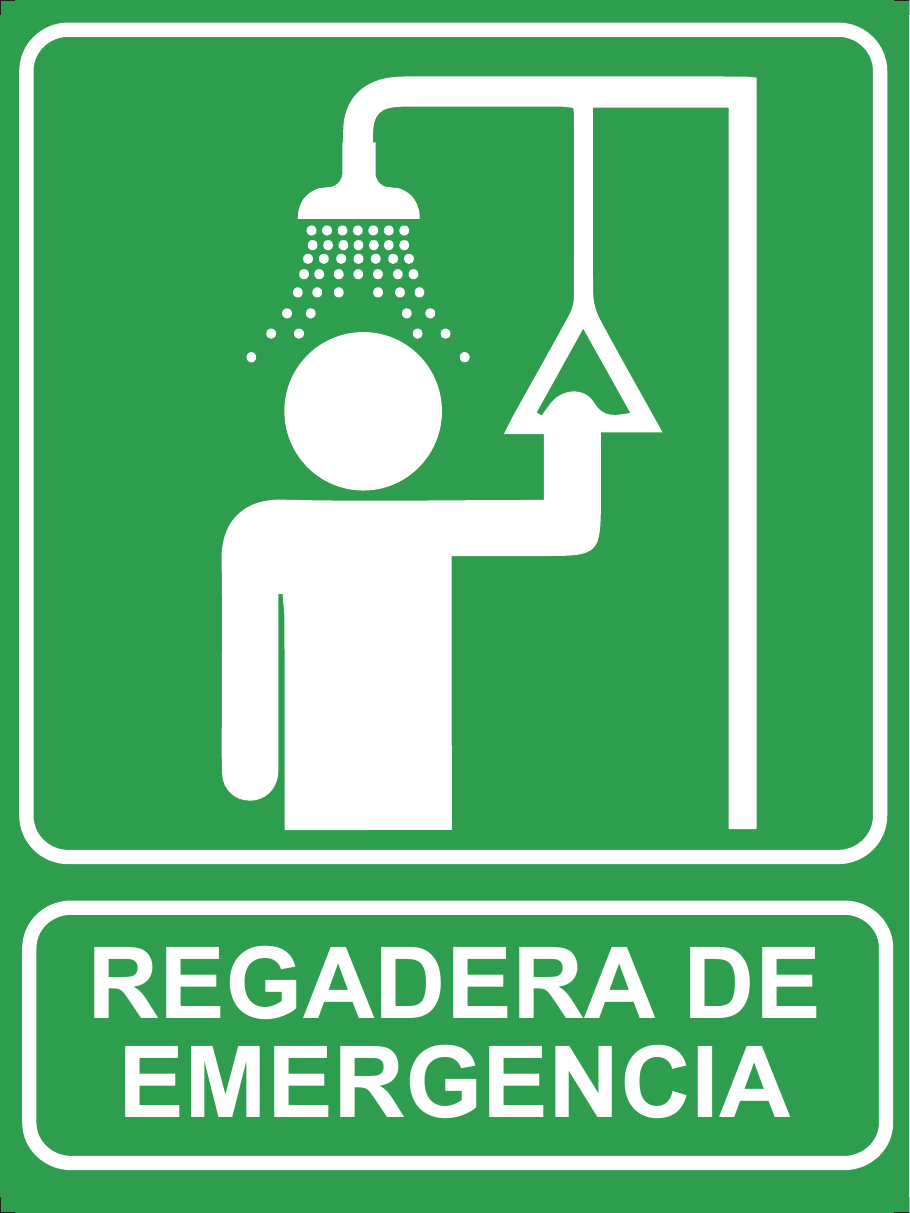 Regadera de emergencia